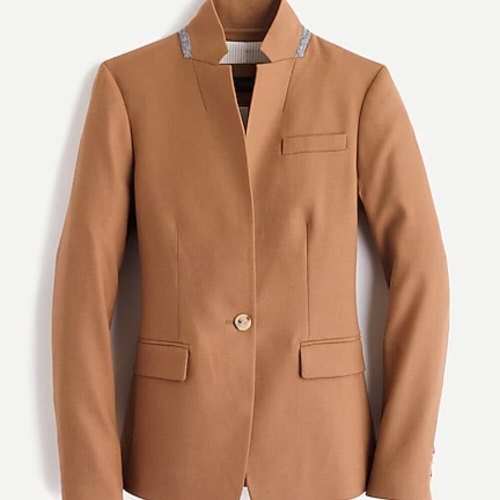 J. Crew Regent Blazer in Wool Flannel